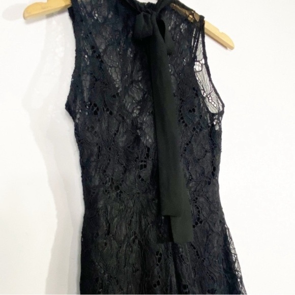 ZARA Collection Lace Mixed Jumpsuit Black - Picture 12 of 16